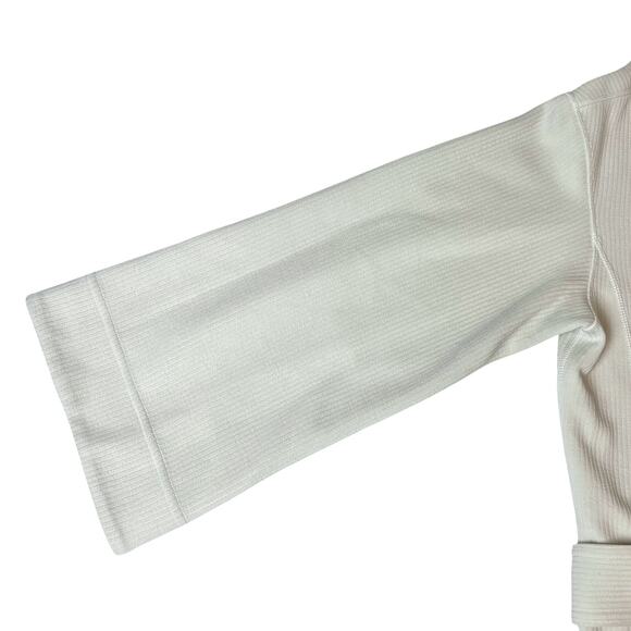 Lululemon Ribbed Softstreme Belted Wrap Kimono Top Cardigan Size 8 - Picture 3 of 8